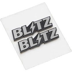 13738 [BLITZ Logo Aluminum Sticker シルバー]
