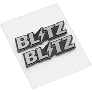 13738 [BLITZ Logo Aluminum Sticker シルバー]