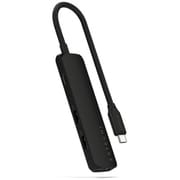 4-in-1 USB-C Slim Multiport Adapter 4K Black PST-P4SK