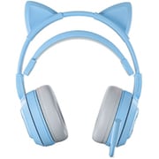 ネコミミヘッドセット ブルー MS-MIMI01-BL