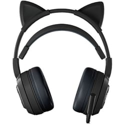 ネコミミヘッドセット ブラック MS-MIMI01-BK
