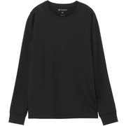 ウールクルーロングスリーブ レディース コンディショニングウェア シャツ ブラック×ブラック（KK） サイズ4 GCW84435