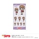 U9124J025 [【限定】名探偵コナン ステッカー-ゆるスタmini 第2弾-（B 灰原 哀）]