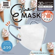 E-lineマスク ホワイト×アッシュブルー 30枚入り