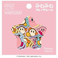 星のカービィ カービィ play with ワドルディ ふわふわフレークシール