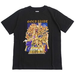 22863293 聖闘士星矢 集合Ｔシャツ BLACK XLサイズ