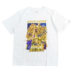 22863293 聖闘士星矢 集合Ｔシャツ WHITE XLサイズ