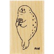 Nアイラブスタンプ 茶呑みアザラシ 1533-074