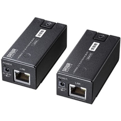USB エクステンダー 1台 150m延長可能 USB2.0 プラグアンドプレイ対応 送受信機セット ACアダプタ付属 USB-EXSET5