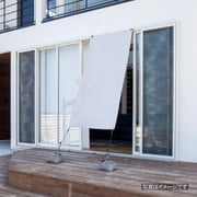 雨よけシェード W ライトグレー 0.9X2m CLS-H20LGW