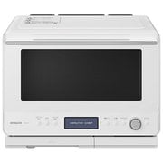 過熱水蒸気オーブンレンジ ヘルシーシェフ 30L 2段調理対応 フルドット液晶(バックライト付き) スマホ連動対応 フロストホワイト MRO-W1D W