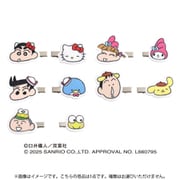 クレヨンしんちゃん×サンリオキャラクターズ アクリルヘアクリップコレクション2 1個 [コレクショントイ]