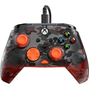R_Core Controller Ghost Camo Black ＆ Orange 有線コントローラー RETBC-2001-95