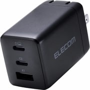 USB急速充電器 USB PD(パワーデリバリー)対応 67W USB-C×2/USB-A×1 GaN II採用 PSE認証 折りたたみ式プラグ PD-PPS ブラック ACDC-PD10367BK