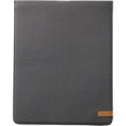 タブレットバッグ スリップインケース ~13インチ 汎用 マグネット開閉 薄型 軽量 帆布素材 ブラック TB-13CSIBK