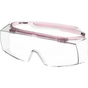 一眼型保護メガネ ウベックス スーパー オーバーグラス ペールピンク 9169412