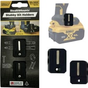 Stubbyビットホルダーデウォルト用(2個入り)ブラック BH-DW-S-BLK-2