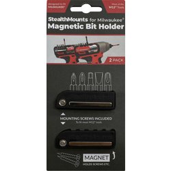 ビットホルダーミルウォーキーM12用（2個入り）ブラック BH-MW12-BLK-2