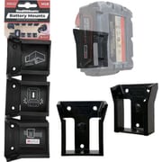 バッテリーマウントミルウォーキーM18用(6個入り)ブラック BM-MW18-BLK-6