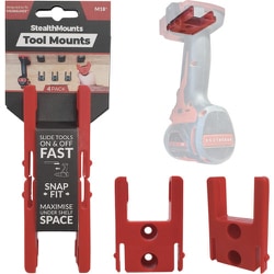 ツールマウントミルウォーキーM18用（4個入り）レッド TM-MW18-RED-4