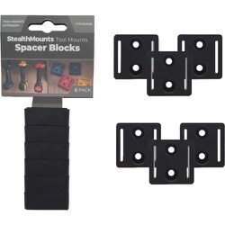 ツールマウントスペーサーブロック（6個入り）ブラック TMSPACE-BLK-6