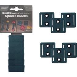 ツールマウントスペーサーブロック（6個入り）ブルー TMSPACE-BLU-6