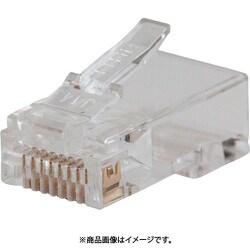 Pass-Thruモジュラープラグ RJ45 CAT6（50個入り） VDV826703A