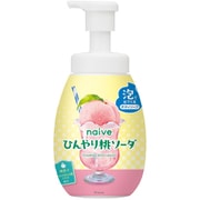 限定 ナイーブ 泡で出てくるボディソープ ひんやり桃ソーダ ポンプ 600ml [ボディソープ 泡]