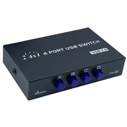 4ポート USB切替機 USB2.0 HDX-PR4