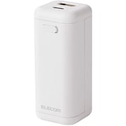モバイルバッテリー/乾電池式/USB-C 1ポート/USB-A 1ポート/A-Cケーブル付属/単3電池4本付属/ホワイト DE-KD06WH