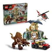 76976 LEGO（レゴ） ジュラシック・ワールド スピノサウルスとケツァルコアトルス 上空ミッション [ブロック玩具]