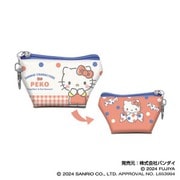 PEKO×サンリオキャラクターズ イヤフォンポーチ 01. ハローキティ