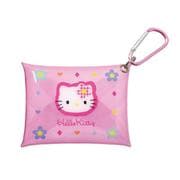SAC-CCP-KTP サンリオキャラクターズ カラビナ付きクリアポーチ ハローキティ / ピンク