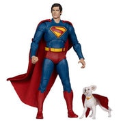 DCコミックス DCマルチバース 7インチ・アクションフィギュア 映画 スーパーマン（2025） デラックス・シアトリカル・エディション スーパーマン＆クリプト [塗装済可動フィギュア 全高約180mm]