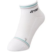 ウィメンズスニーカーインソックス レディース テニス ソックス ホワイト/アクア(385) 22-25cm 29181