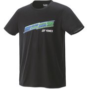 ユニドライTシャツ(フィットスタイル) メンズ テニス 半袖シャツ ブラック(007) Mサイズ 16810