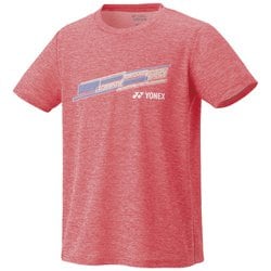 ユニドライTシャツ（フィットスタイル） メンズ テニス 半袖シャツ パールレッド（321） Mサイズ 16810