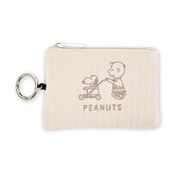SPIK-386 PEANUTS スヌーピー パスポーチ カート / ベージュ