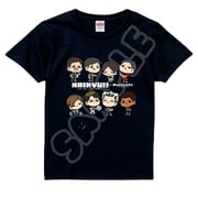 SYNC-HKM7TS-MOABXL ハイキュー!! みんなmochocho化大作戦! 第7弾 Tシャツ M-OA 集合 ブラック XLサイズ