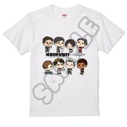 SYNC-HKM7TS-MOAWS ハイキュー!! みんなmochocho化大作戦! 第7弾 Tシャツ M-OA 集合 ホワイト Sサイズ