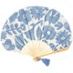 ワールドパーティ Wpc.Patterns 扇子 ギフトボックス 花と鳥ブルー wpcfanbox W084-9150-204