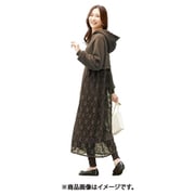 バックレースパーカーワンピース Mサイズ モカ fr961816 961816001