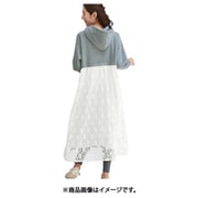 バックレースパーカーワンピース Mサイズ モクグレー fr961816 961816004