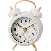 PLUS DECO Mini Twin Bell Alarm Clock アイボリー B-IAC-5668-IV
