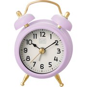 PLUS DECO Mini Twin Bell Alarm Clock パープル B-IAC-5668-LPP