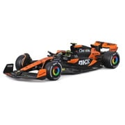 BUR38215NMIA 1/43 マクラーレン F1 チーム MCL38 マイアミGP 2024 No.4 L.ノリス ドライバー付 クリアケース [ダイキャストミニカー]