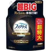 ファブリーズ MEN PREMIUM クールアクアの香り 詰め替え 超特大 1240ml [消臭スプレー 消臭+除菌成分最高レベル配合 衣類・布製品用消臭剤]