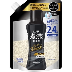 レノア 煮沸レベル超消臭 MEN 清潔感あふれるムスクの香り 詰め替え 1040ml [消臭抗菌ビーズ Fresh Musk]