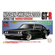 ID136 1/24 ID136 スカイライン 2000 GT-R （KPGC110型） ワークス仕様 [組立式プラスチックモデル]