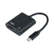 Type-C-HDMI 4Kディスプレイアダプタ ブラック USA-CHD5BK